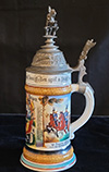 Remembrance stein of Dragoner Bauer Leibs